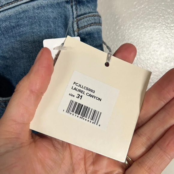 Favorite Daughter The Valentina Tower Jean Size 31 Laurel Wash Super High Rise - Picture 5 of 15